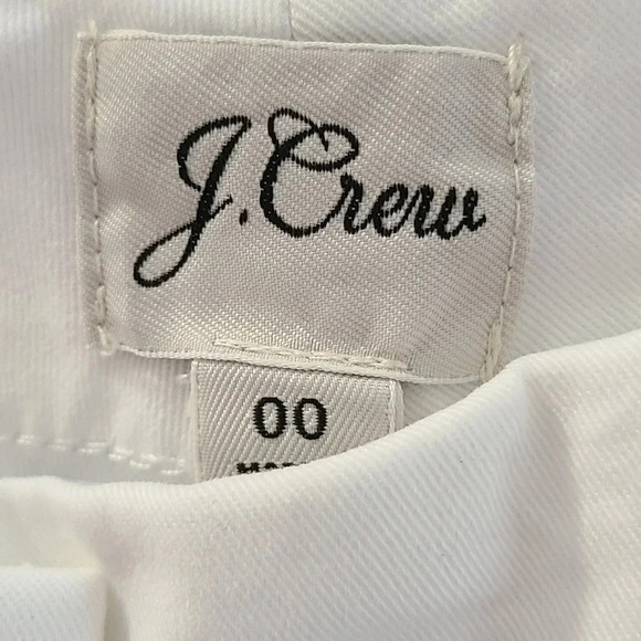 J. Crew White 4" Stretch Chino Shorts 00 - Picture 5 of 8